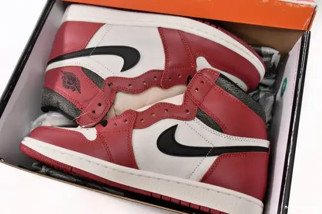 MaikeSneakers High Retro Lost and Chicago Jordan 1 Found DZ5485-612 OG 0507